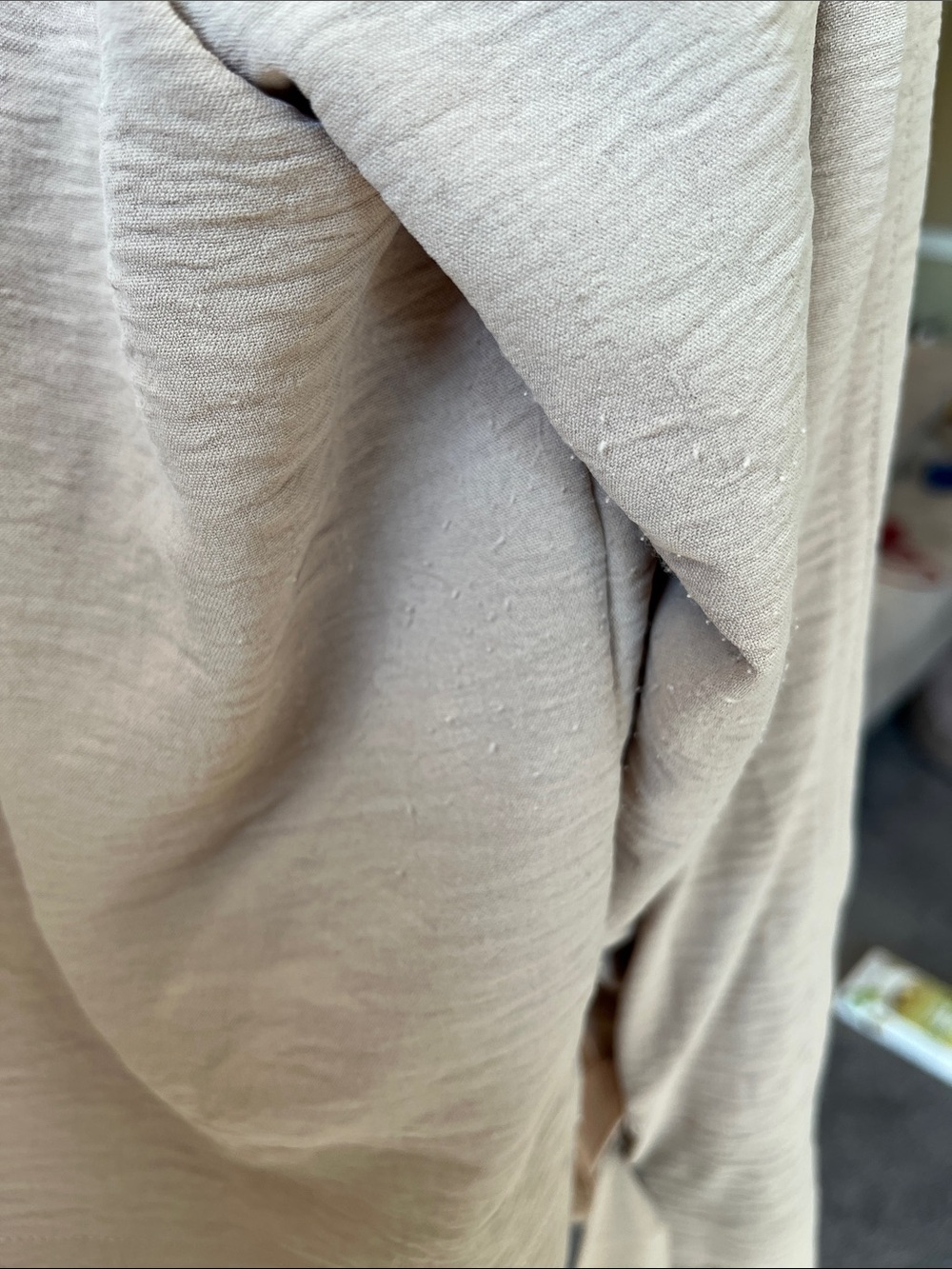 Adrianna Papell Beige Textured Double-Breasted jacket - Picture 3 of 5